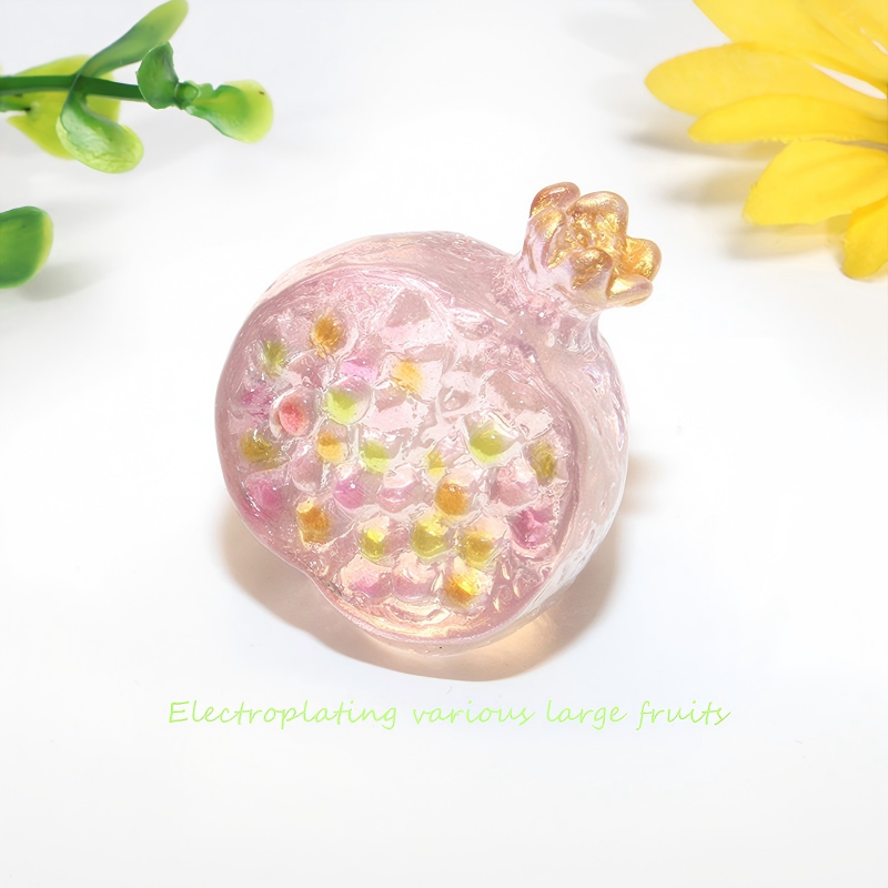 High-Gloss Resin Fruit Decor