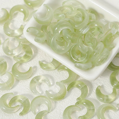 Crescent Moon Beads-12*14mm/20pcs