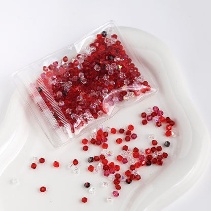 Crystal Spacer Beads-4x4mm/100pcs