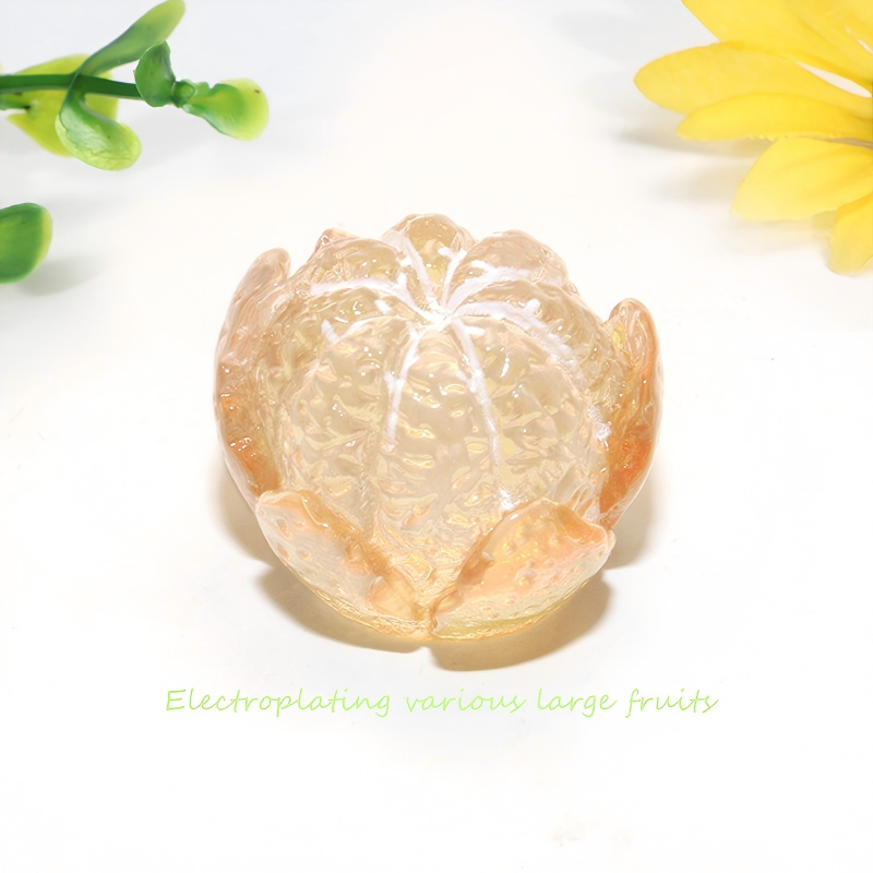 High-Gloss Resin Fruit Decor
