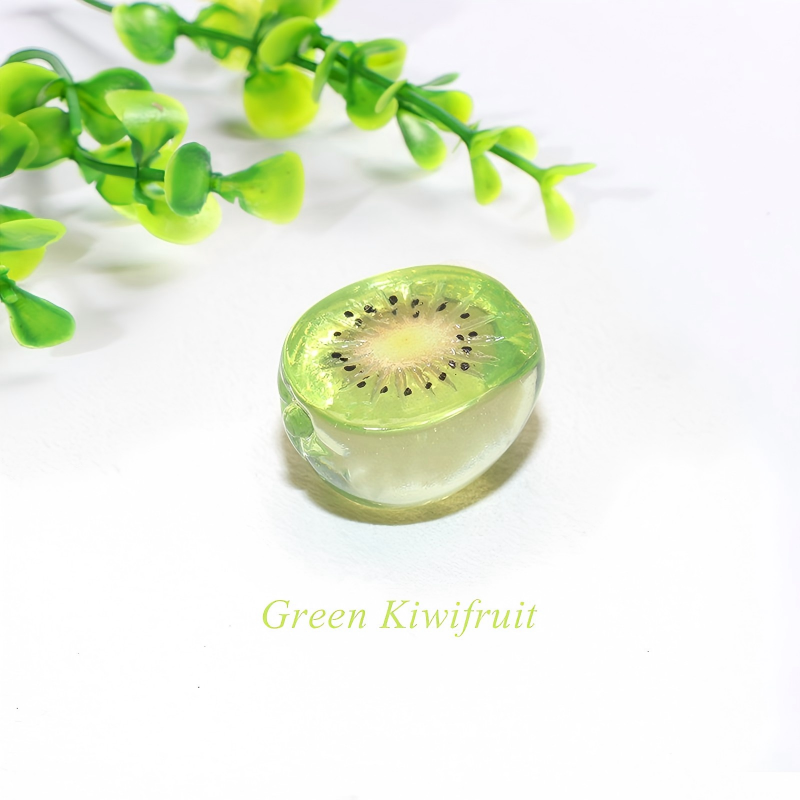 High-Gloss Resin Fruit Decor